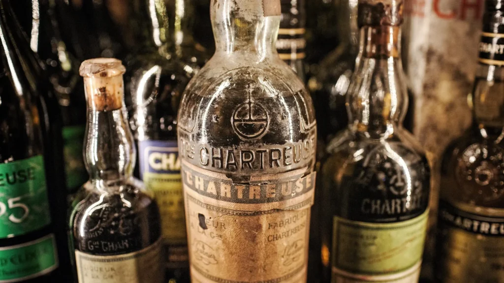 Vintage Chartreuse bottle